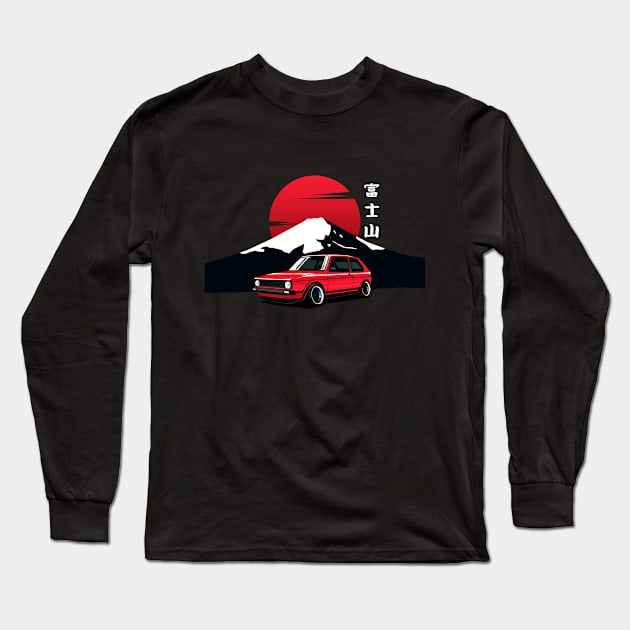 fuji Long Sleeve T-Shirt by jjsealion